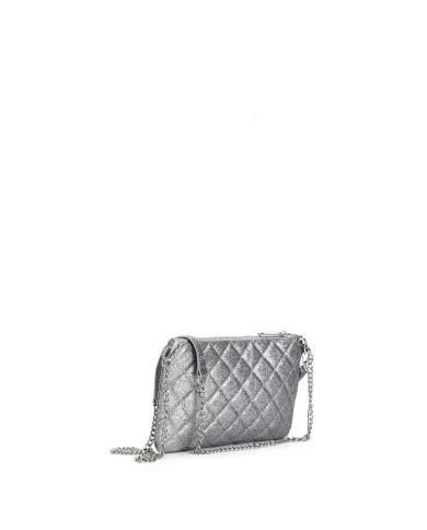 CafèNoir POCHETTE GLITTERATA CON BORCHIE ESAGONALI.ARGENTO - Glamou... CafèNoir POCHETTE GLITTERATA CON BORCHIE ESAGONALI.ARGENTO - Glamou...