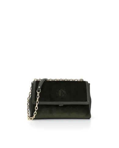 CafèNoir BORSA CON PATTINA IN VELLUTO EMBOSSED, TRACOLLA CON CATENA... CafèNoir BORSA CON PATTINA IN VELLUTO EMBOSSED, TRACOLLA CON CATENA...