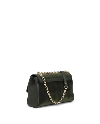 CafèNoir BORSA CON PATTINA IN VELLUTO EMBOSSED, TRACOLLA CON CATENA... CafèNoir BORSA CON PATTINA IN VELLUTO EMBOSSED, TRACOLLA CON CATENA...