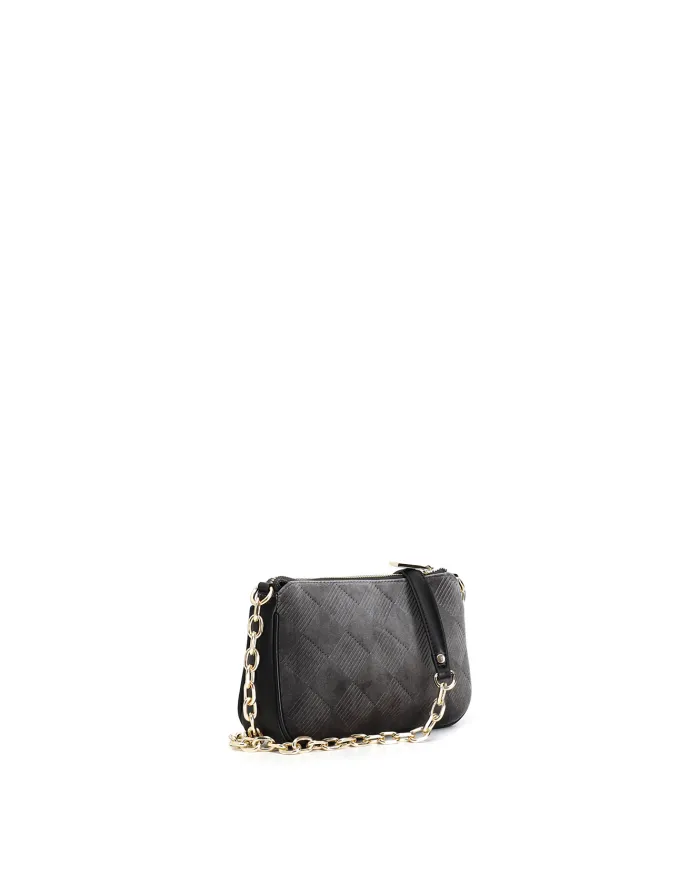 CafèNoir TRACOLLINA IN VELLUTO EMBOSSED CON CATENA.NERO - Glamour C... CafèNoir TRACOLLINA IN VELLUTO EMBOSSED CON CATENA.NERO - Glamour C...