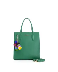 CafèNoir TOTE CON PENDAGLIO COLORATO.VERDE - Glamour Calzature