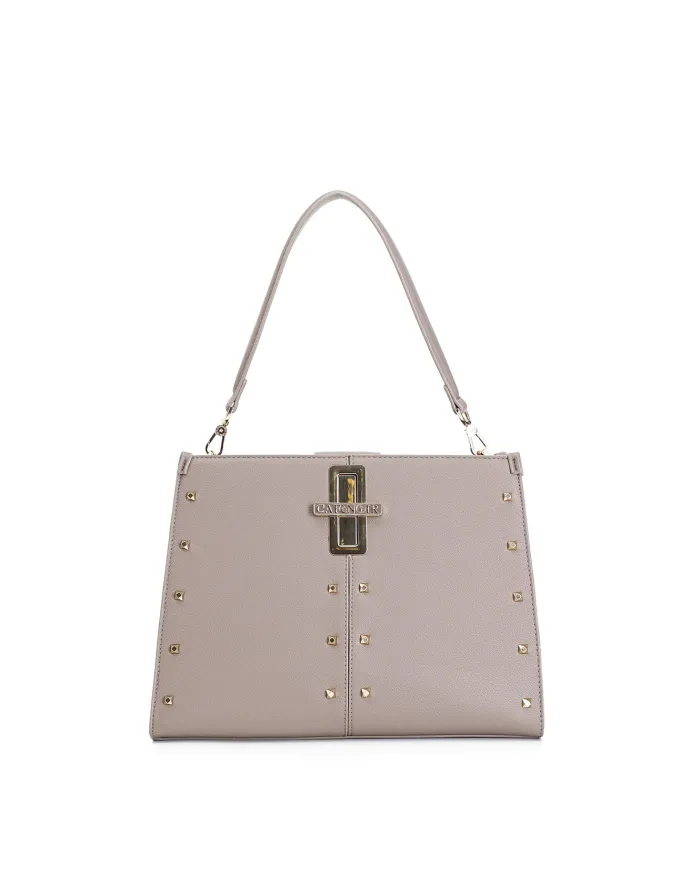 CafèNoir SACCA CON BORCHIE SFACCETTATE.TAUPE - Glamour Calzature CafèNoir SACCA CON BORCHIE SFACCETTATE.TAUPE - Glamour Calzature