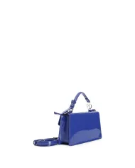 CafèNoir BORSA A SPALLA EFFETTO VERNICE CON ACCESSORIO CN CON STRAS...