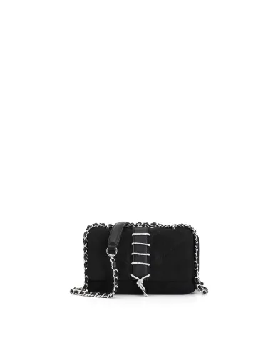 CafèNoir MINI BAG IN MICROFIBRA CON LACCIO DI STRASS.NERO - Glamour... CafèNoir MINI BAG IN MICROFIBRA CON LACCIO DI STRASS.NERO - Glamour...