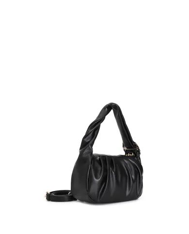 CafèNoir BORSA A SPALLA CON PIEGHE MORBIDE E ACCESSORIO FIBBIA.NERO... CafèNoir BORSA A SPALLA CON PIEGHE MORBIDE E ACCESSORIO FIBBIA.NERO...