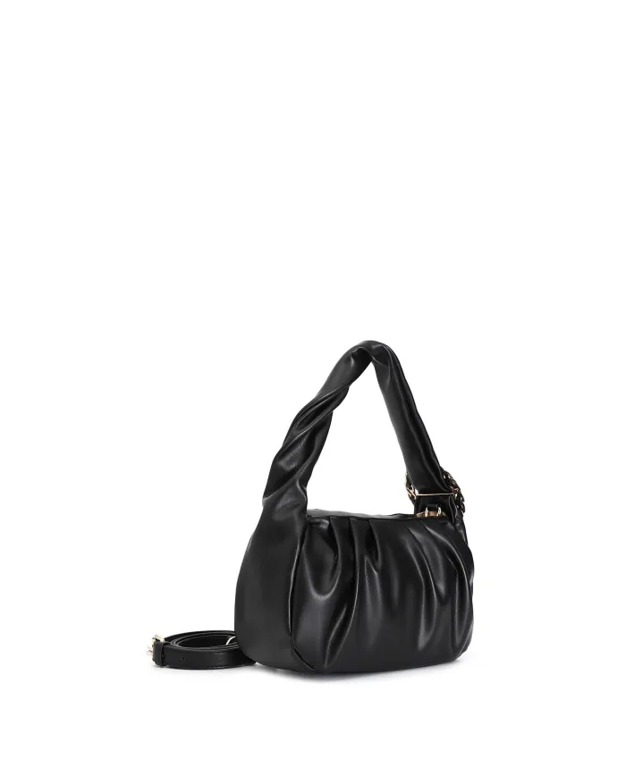 CafèNoir BORSA A SPALLA CON PIEGHE MORBIDE E ACCESSORIO FIBBIA.NERO... CafèNoir BORSA A SPALLA CON PIEGHE MORBIDE E ACCESSORIO FIBBIA.NERO...