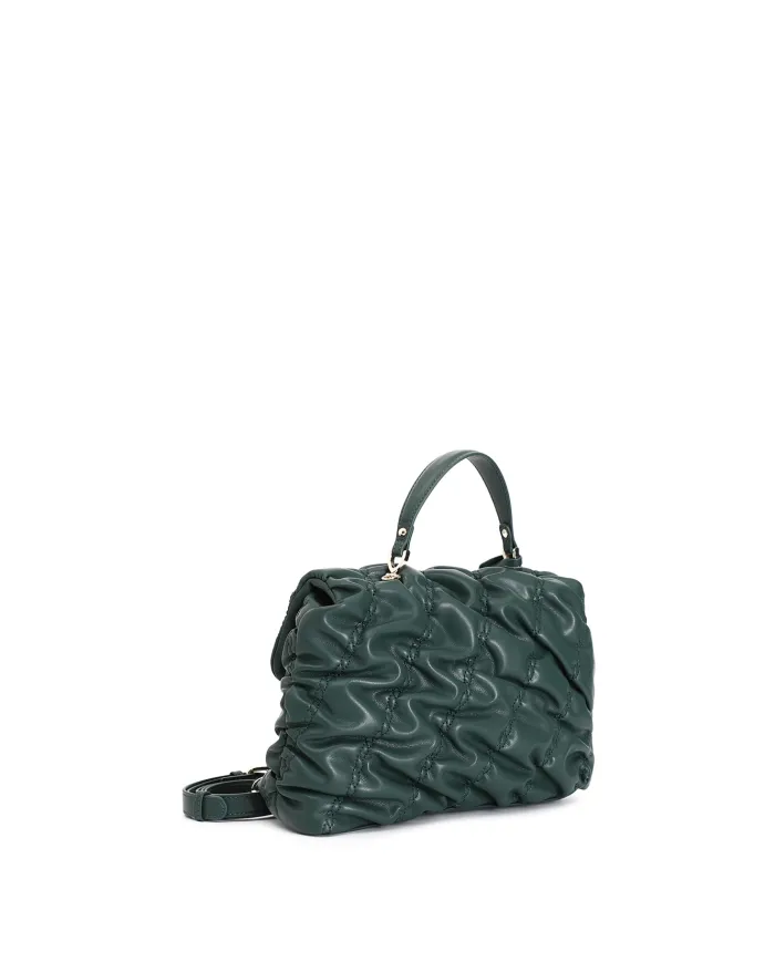 CafèNoir BORSA CON PATTINA CON LAVORAZIONE GOFFRATA.VERDE - Glamour...
