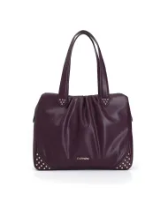 CafèNoir SHOPPING MORBIDA CON BORCHIE.VIOLA - Glamour Calzature