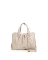 CafèNoir BAULETTO MORBIDO CON BORCHIE.BEIGE - Glamour Calzature