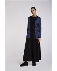 CafèNoir CARDIGAN LUNGO TESSUTO JACQUARD.ROYAL - Glamour Calzature CafèNoir CARDIGAN LUNGO TESSUTO JACQUARD.ROYAL - Glamour Calzature