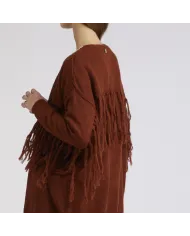 CafèNoir Cardigan con frange T.Moro - Glamour Calzature