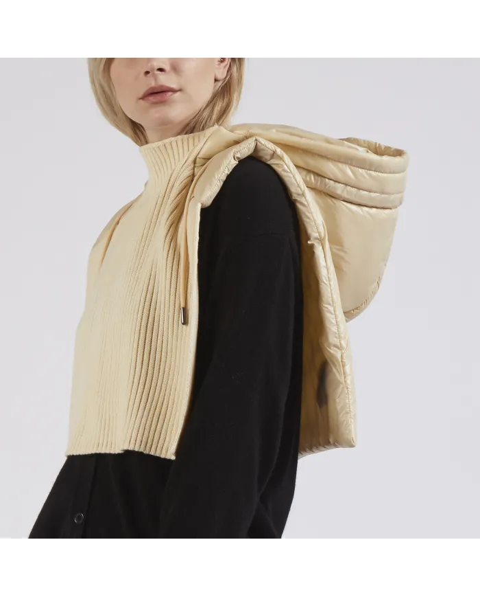 CafèNoir CAPPUCCIO CON DAVANTI IN MAGLIA.AVENA - Glamour Calzature