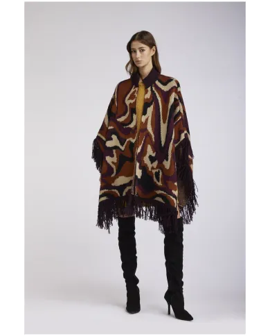 CafèNoir MANTELLA CON FRANGE.WAVES - Glamour Calzature