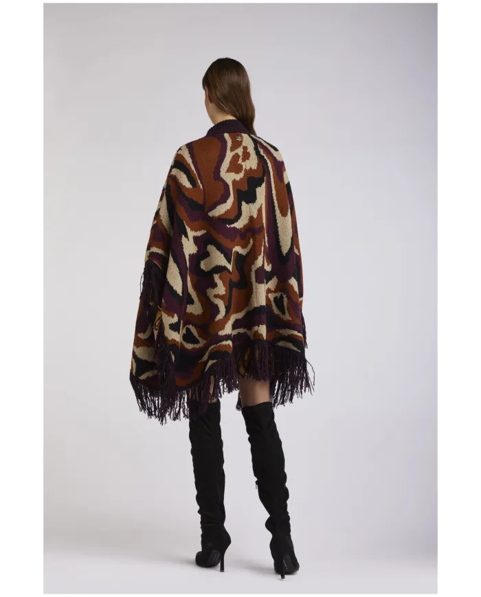 CafèNoir MANTELLA CON FRANGE.WAVES - Glamour Calzature