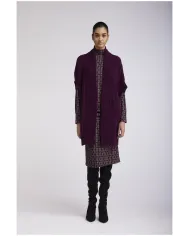 CafèNoir MAGLIA MISTOALPACA CON FRANGE DAVANTI.VINACCIA - Glamour C... CafèNoir MAGLIA MISTOALPACA CON FRANGE DAVANTI.VINACCIA - Glamour C...