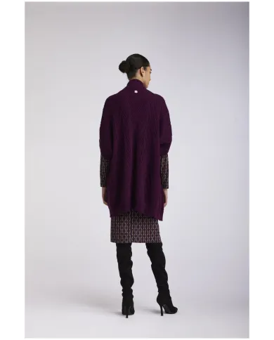 CafèNoir MAGLIA MISTOALPACA CON FRANGE DAVANTI.VINACCIA - Glamour C... CafèNoir MAGLIA MISTOALPACA CON FRANGE DAVANTI.VINACCIA - Glamour C...