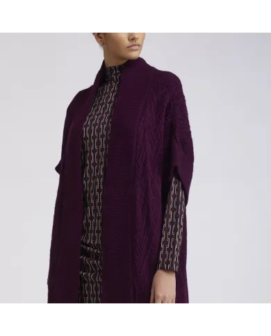 CafèNoir MAGLIA MISTOALPACA CON FRANGE DAVANTI.VINACCIA - Glamour C... CafèNoir MAGLIA MISTOALPACA CON FRANGE DAVANTI.VINACCIA - Glamour C...