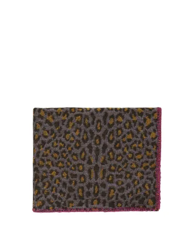 CafèNoir SCIARPA ANIMALIER CON PUNTO CAVALLO.VIOLA - Glamour Calzature