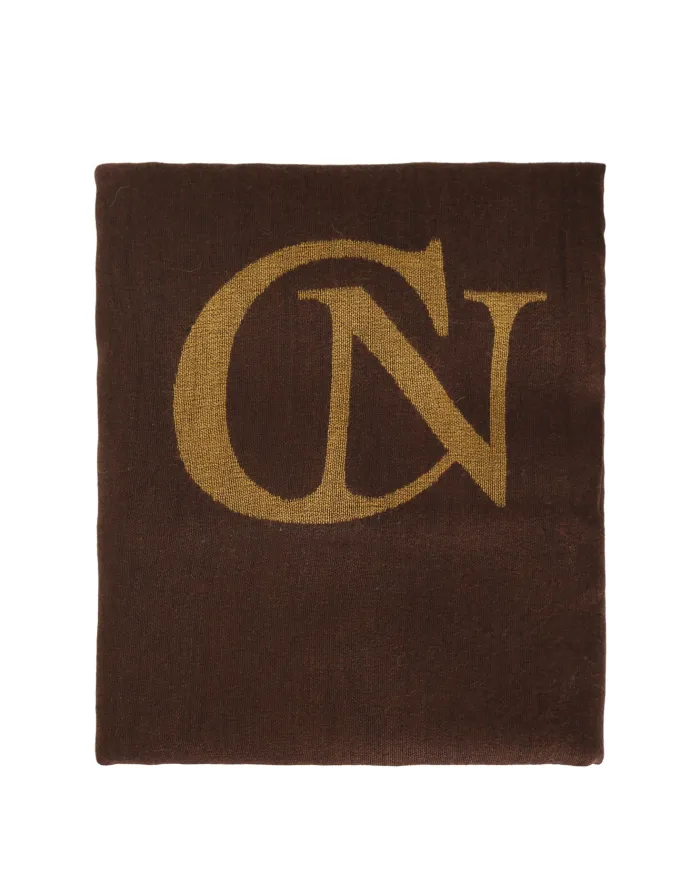 CafèNoir SCIARPA MONOGRAM PORTALOGO.COGNAC Cuoio - Glamour Calzature