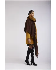 CafèNoir SCIARPA MONOGRAM PORTALOGO.COGNAC Cuoio - Glamour Calzature