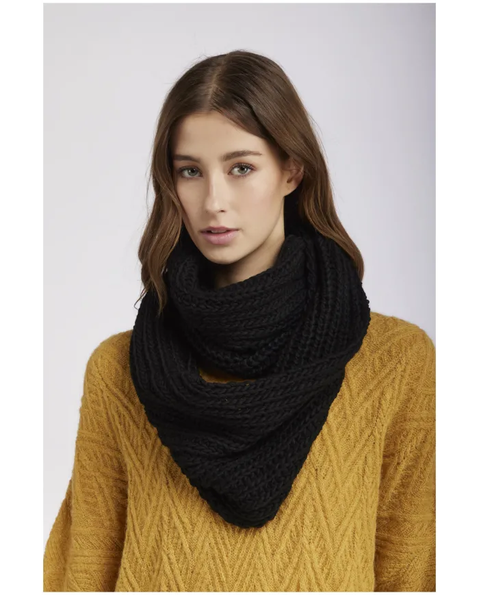 CafèNoir COLLO AD ANELLO.NERO - Glamour Calzature