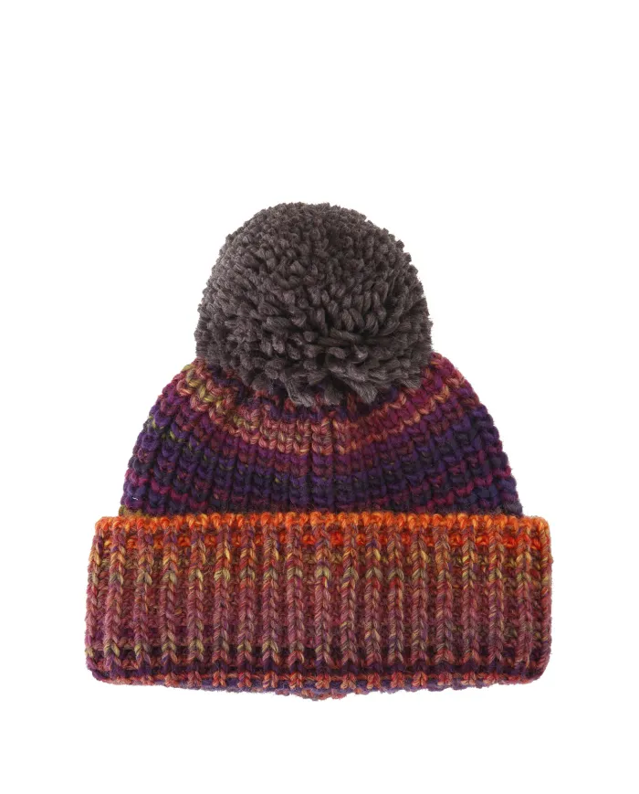 CafèNoir BERRETTO MULTICOLOR CON PON PON.MULTICOLOR - Glamour Calza...