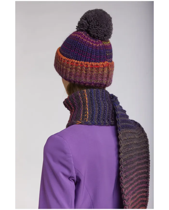 CafèNoir BERRETTO MULTICOLOR CON PON PON.MULTICOLOR - Glamour Calza...