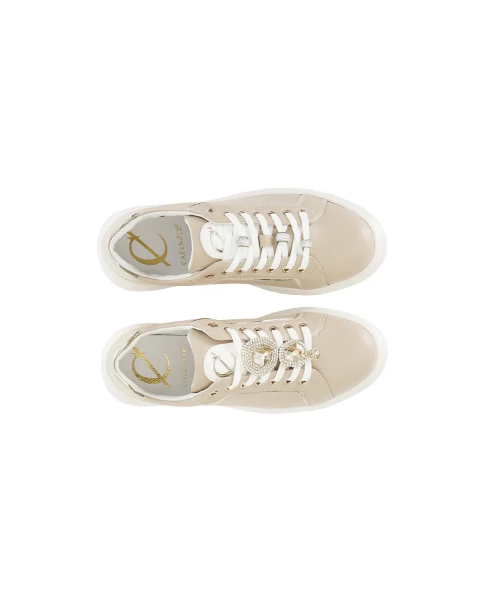 CafèNoir Sneakers Beige - Glamour Calzature