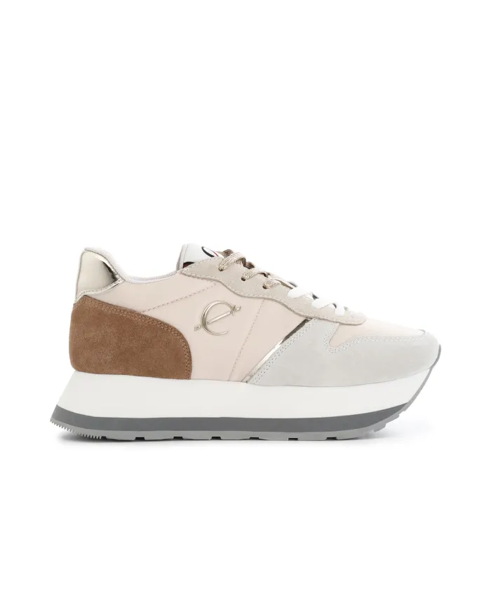 CafèNoir Sneakers Beige - Glamour Calzature