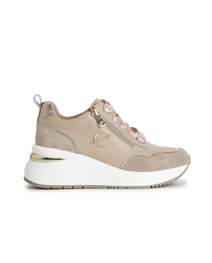CafèNoir Sneakers Beige - Glamour Calzature