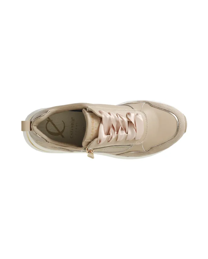 CafèNoir Sneakers Beige - Glamour Calzature