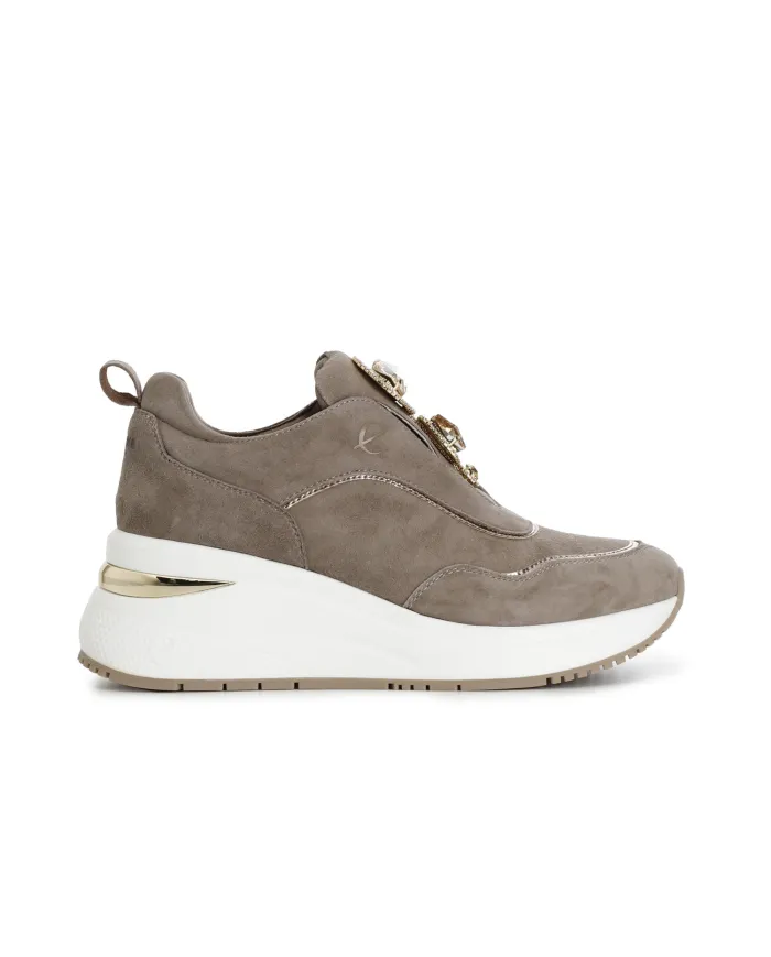 CafèNoir Sneakers Taupe - Glamour Calzature