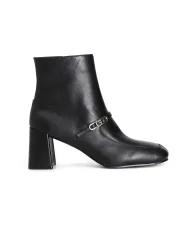 CafèNoir TRONCHETTO IN NAPPA CON FIBBIA.NERO - Glamour Calzature