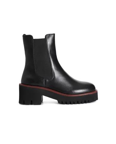 CafèNoir Tronchetto NERO/ROSSO - Glamour Calzature