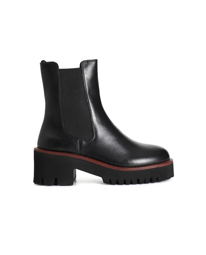 CafèNoir Tronchetto NERO/ROSSO - Glamour Calzature