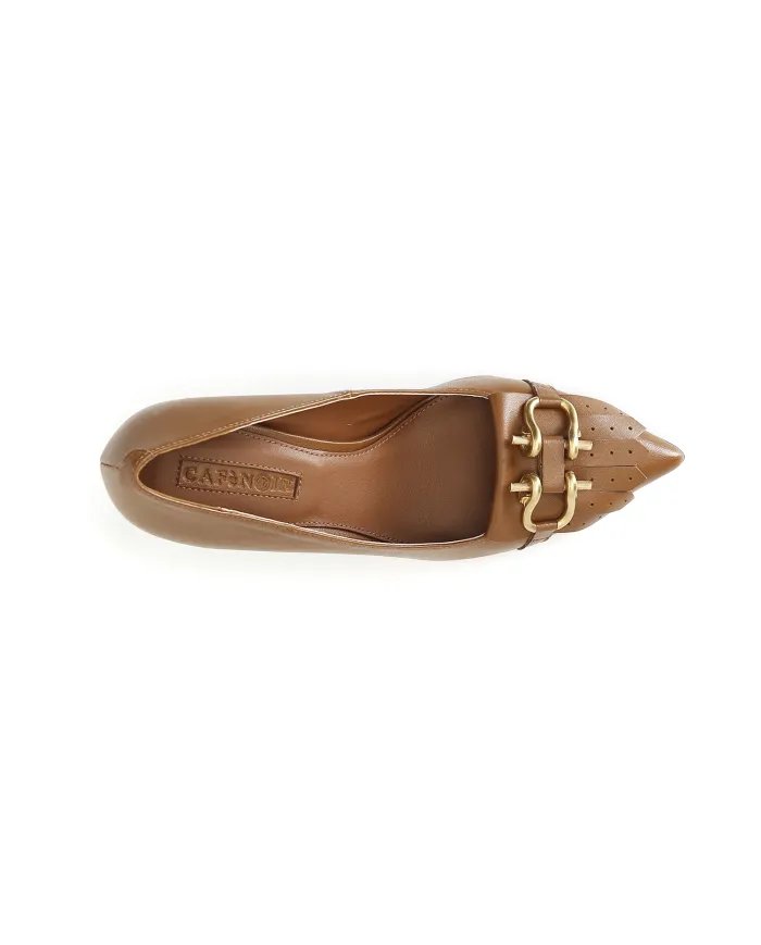 CafèNoir Dècolletté Cuoio - Glamour Calzature