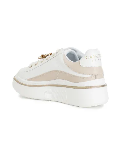 CafèNoir Sneakers Bianco - Glamour Calzature CafèNoir Sneakers Bianco - Glamour Calzature