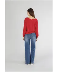 CafèNoir Felpa Rosso - Glamour Calzature