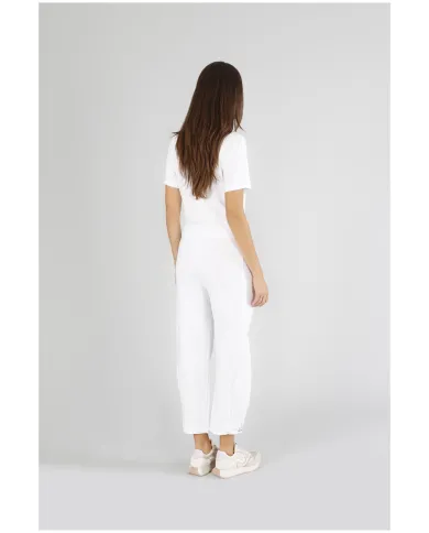 CafèNoir Pantalone Bianco - Glamour Calzature