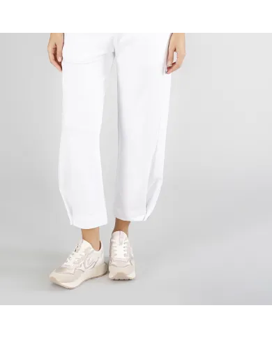 CafèNoir Pantalone Bianco - Glamour Calzature
