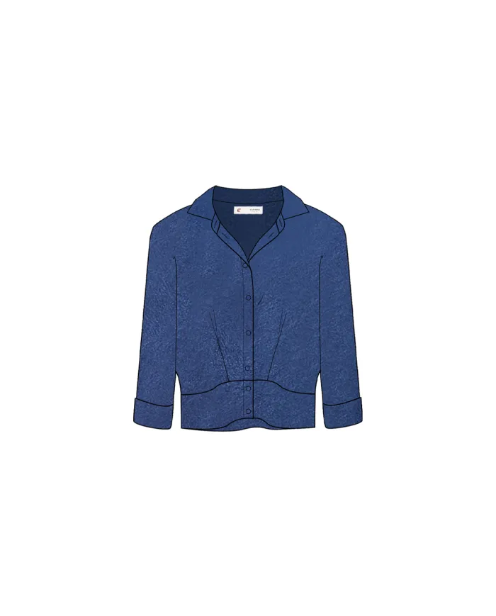 CafèNoir Camicia Blu - Glamour Calzature CafèNoir Camicia Blu - Glamour Calzature