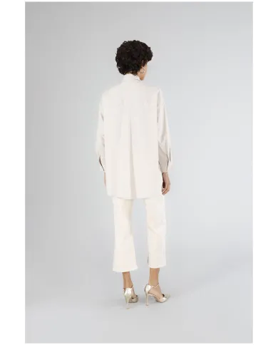 CafèNoir Camicia Beige - Glamour Calzature CafèNoir Camicia Beige - Glamour Calzature