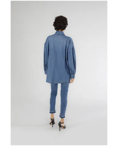 CafèNoir Camicia Blu - Glamour Calzature CafèNoir Camicia Blu - Glamour Calzature