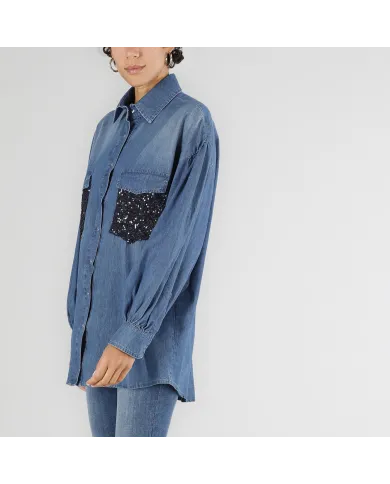 CafèNoir Camicia Blu - Glamour Calzature