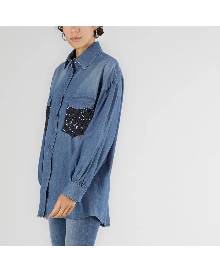 CafèNoir Camicia Blu - Glamour Calzature