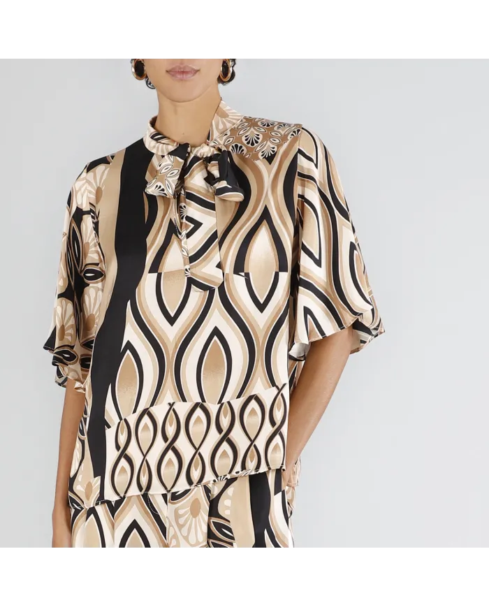 CafèNoir Blusa Multicolor - Glamour Calzature