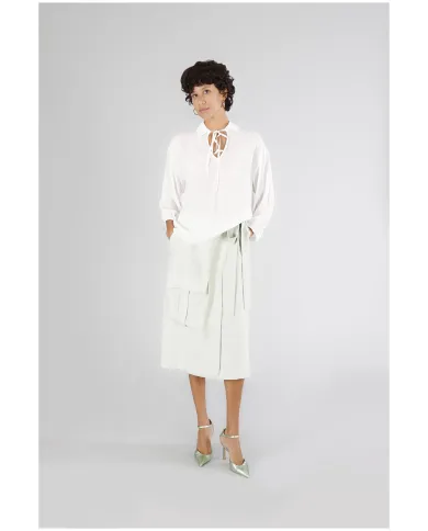 CafèNoir Blusa Bianco - Glamour Calzature