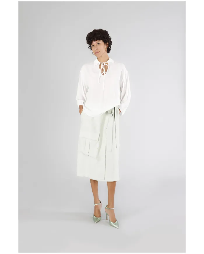 CafèNoir Blusa Bianco - Glamour Calzature