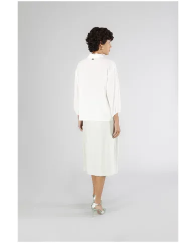 CafèNoir Blusa Bianco - Glamour Calzature