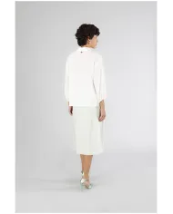 CafèNoir Blusa Bianco - Glamour Calzature